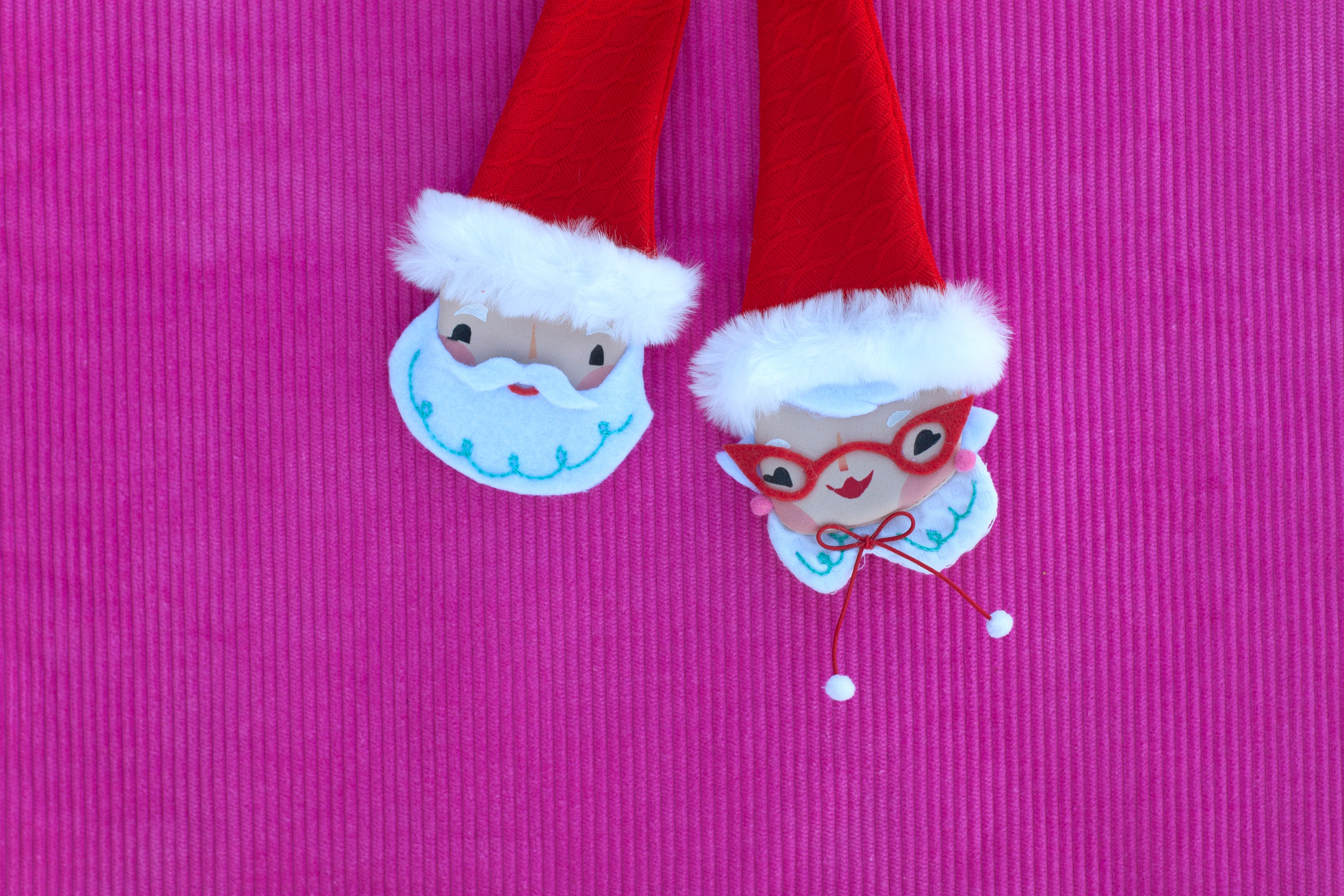 Mr. & Mrs. Claus bow tie- collab with Lisa Penney!