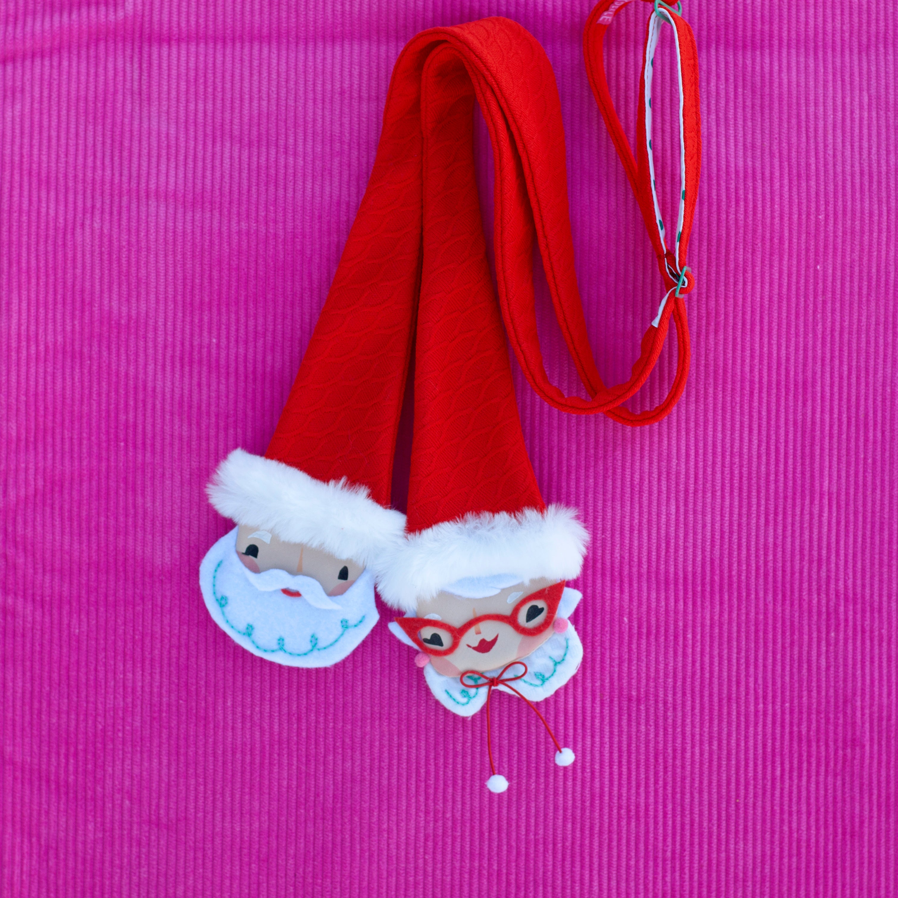 Mr. & Mrs. Claus bow tie- collab with Lisa Penney!